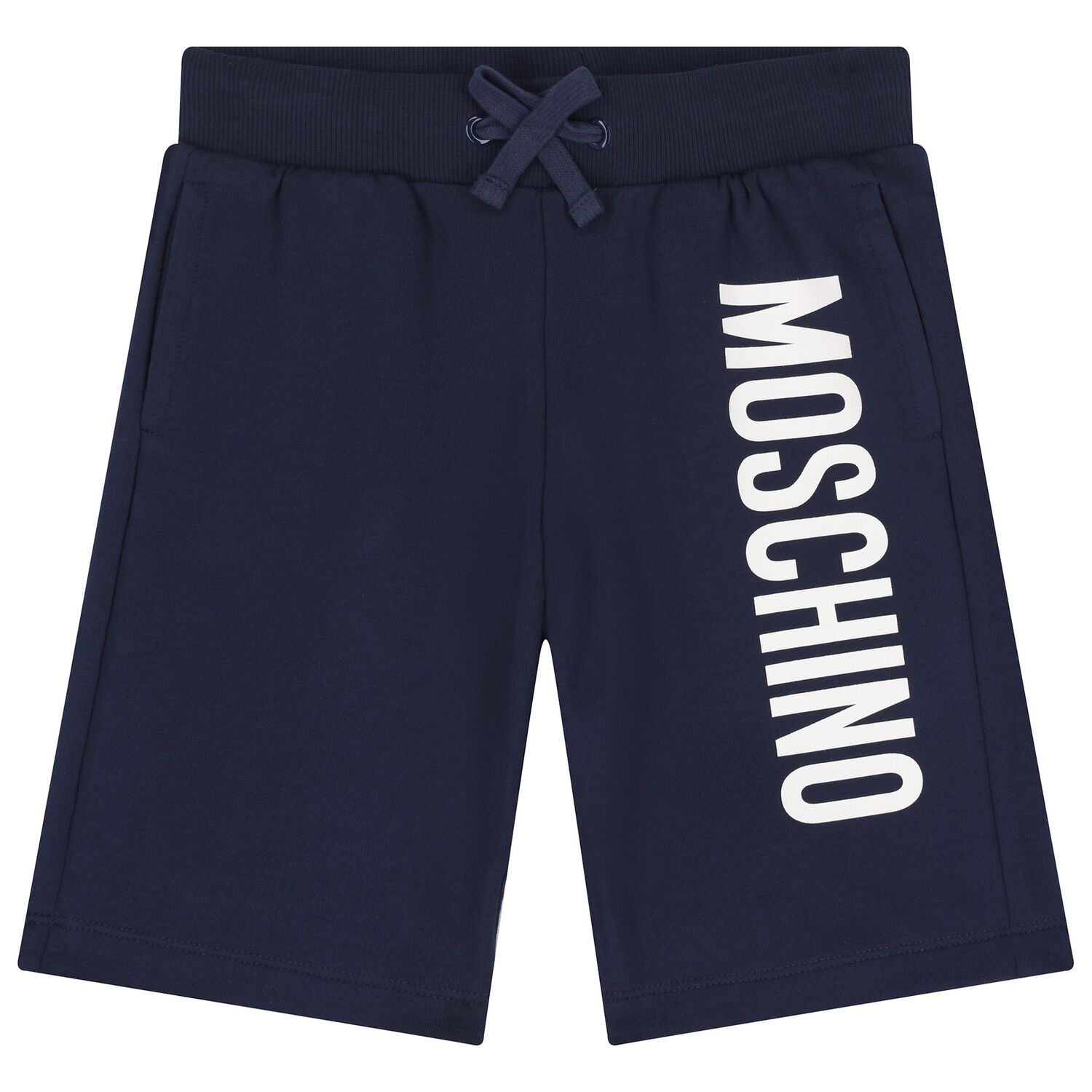 Boys Black Logo Shorts, 1, hi-res