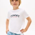 Boys White Logo T-Shirt, 4, hi-res