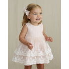 Younger Girls Pink Dress Set, 1, hi-res