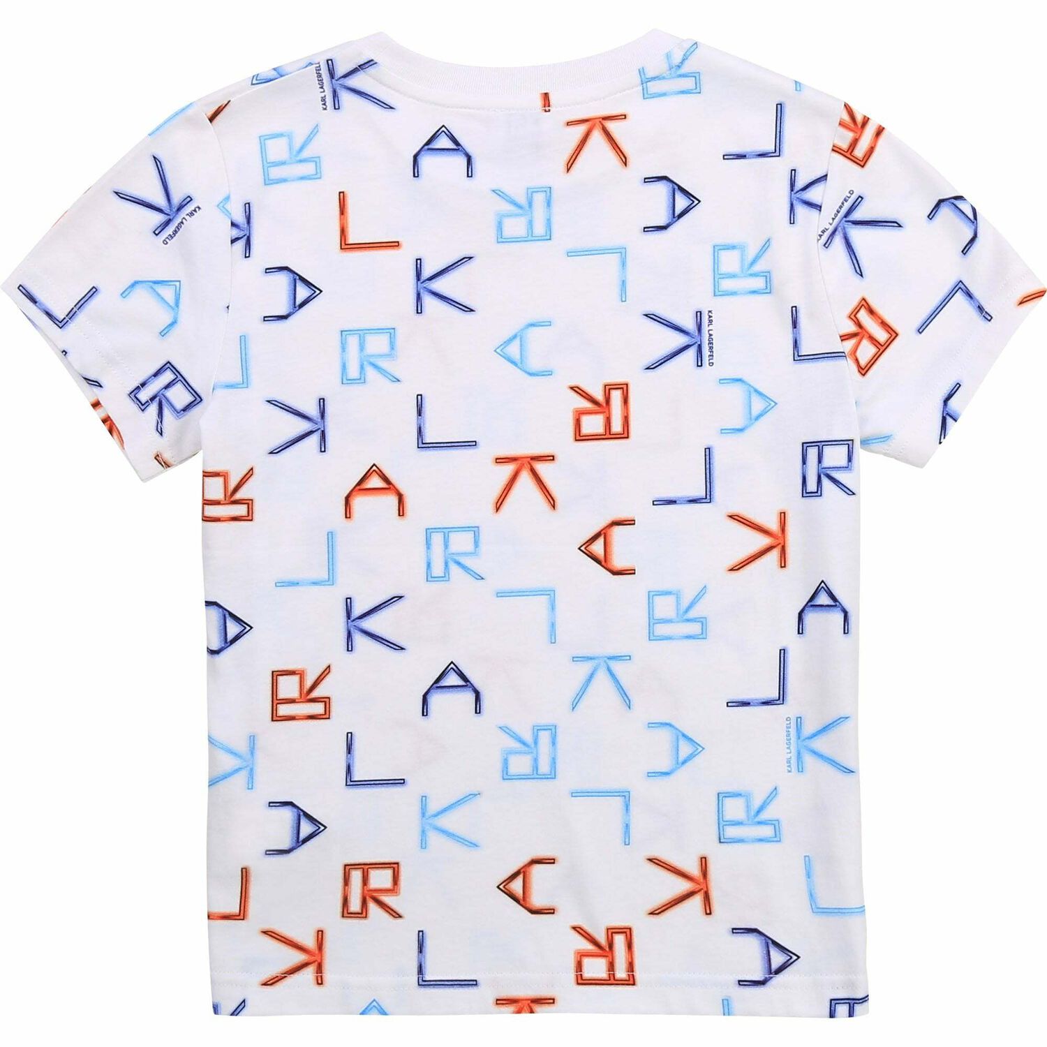 Boys White Logo T-Shirt, 1, hi-res