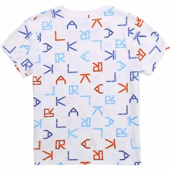 Boys White Logo T-Shirt