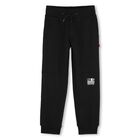 Boys Black Logo Joggers, 1, hi-res