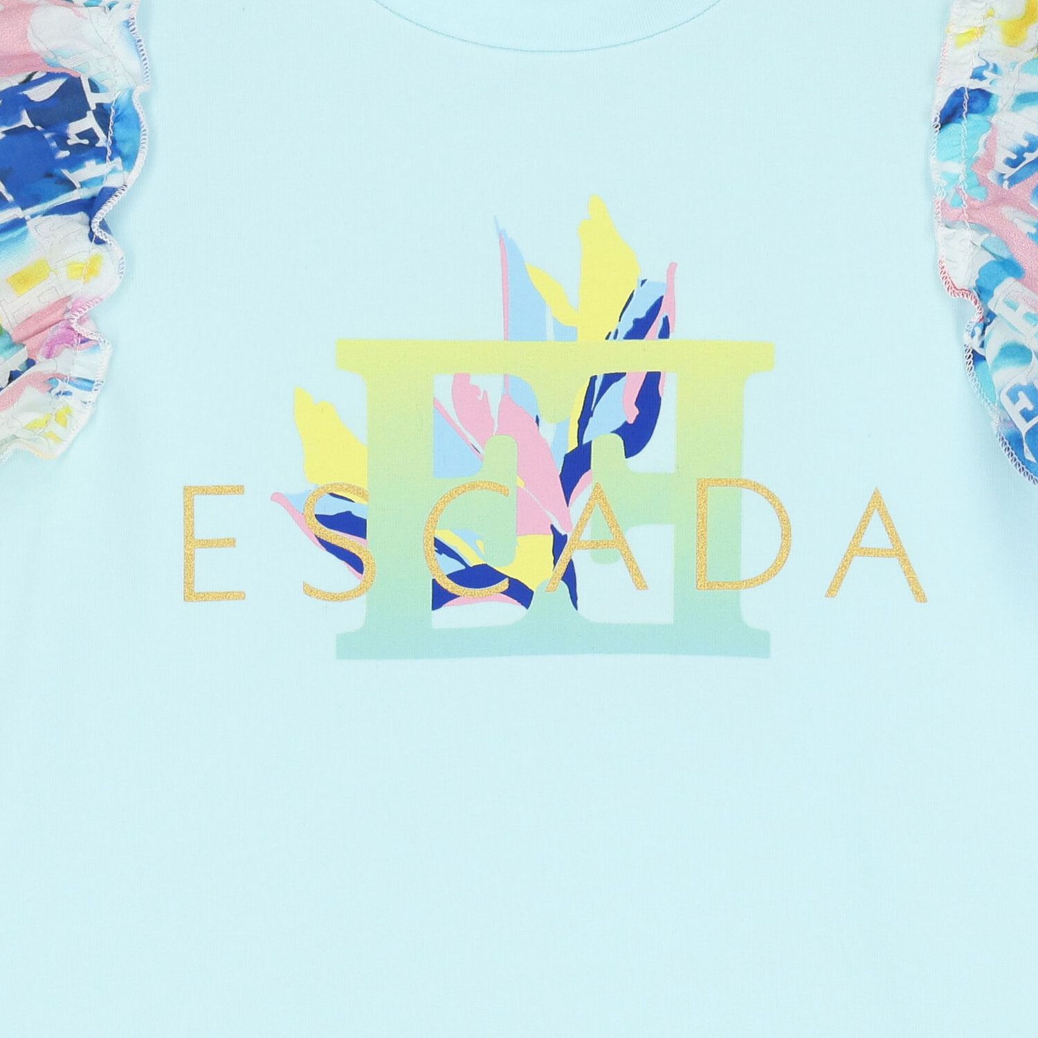 Girls Blue Logo Dress, 1, hi-res