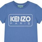 تيشيرت بالشعار باللون الأزرق, 2, hi-res