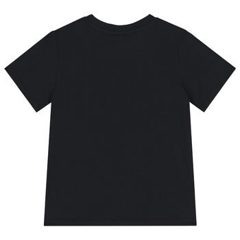 Boys Black Logo T-Shirt