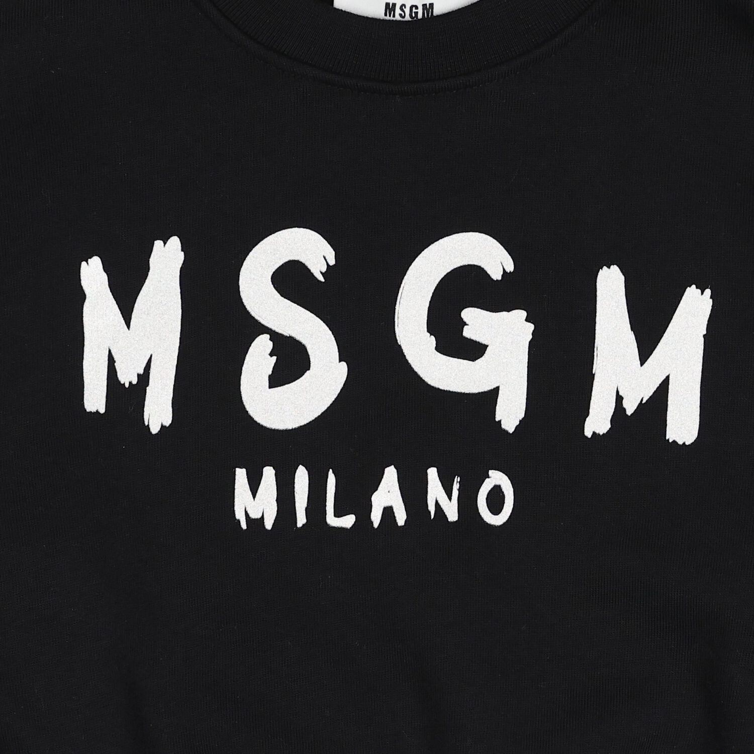 Girls Black & White Logo Sweatshirt, 1, hi-res