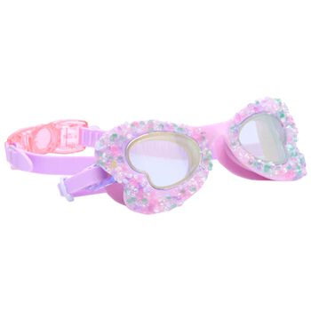 Girls Purple Butterfly Swimming Goggles