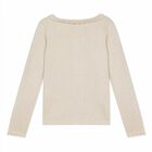 Girls Gold Knitted Cardigan, 1, hi-res