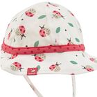 Baby Girls Ivory Hat , 1, hi-res