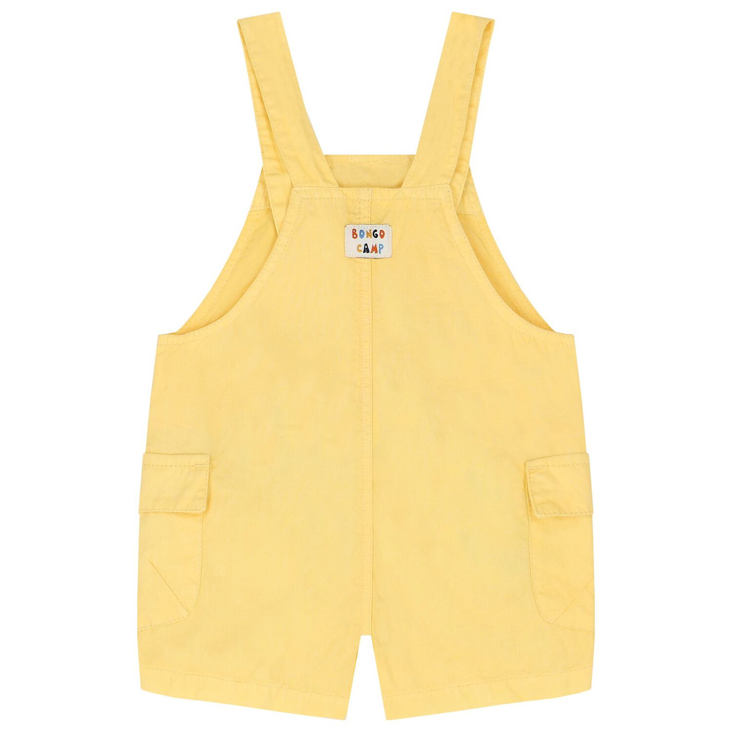 Younger Boys Yellow Dungarees, 1, hi-res