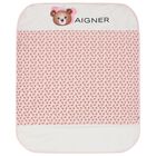 بطانية بنات بالشعار باللون الأبيض والوردى, 1, hi-res