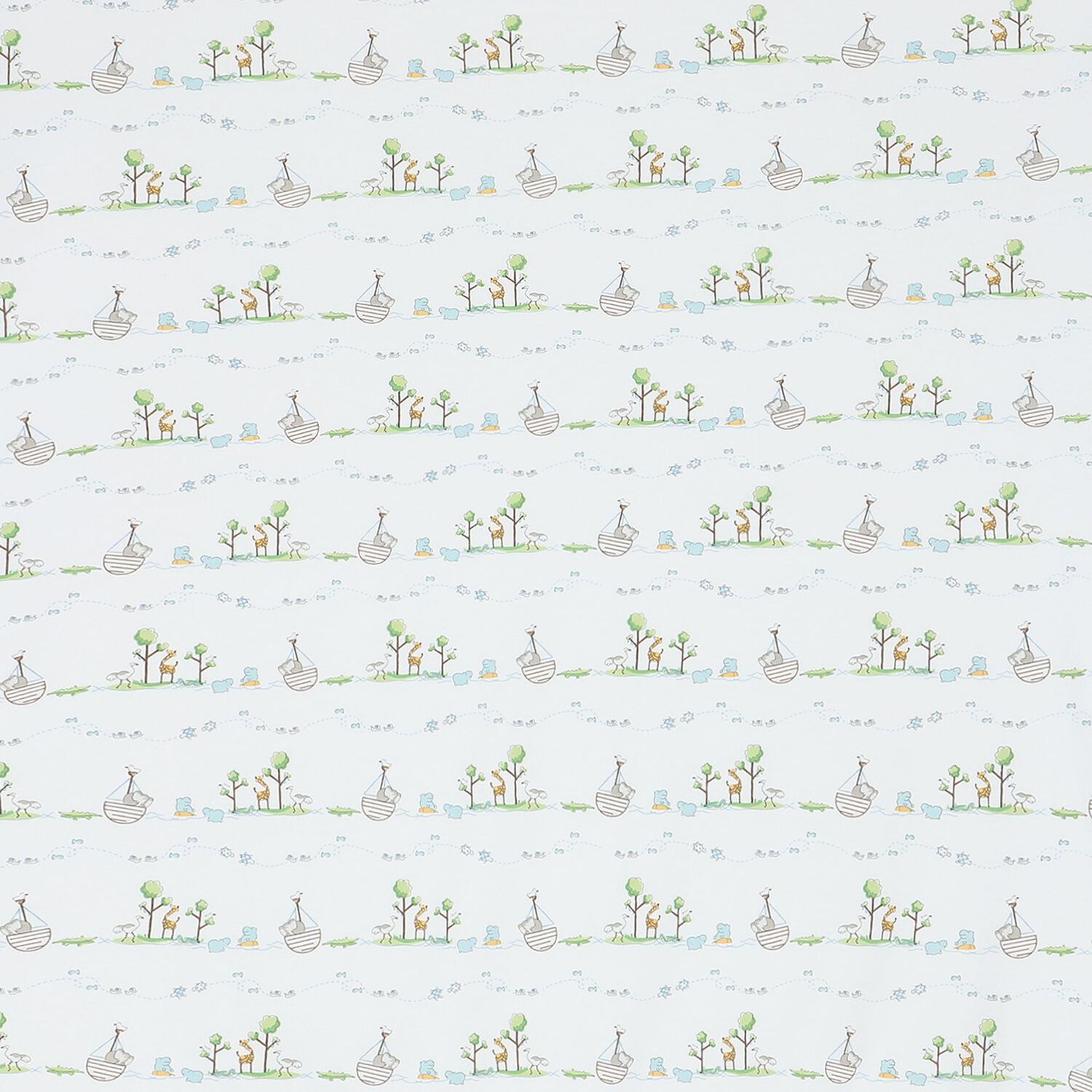 Baby Boys White Animals Blanket, 1, hi-res