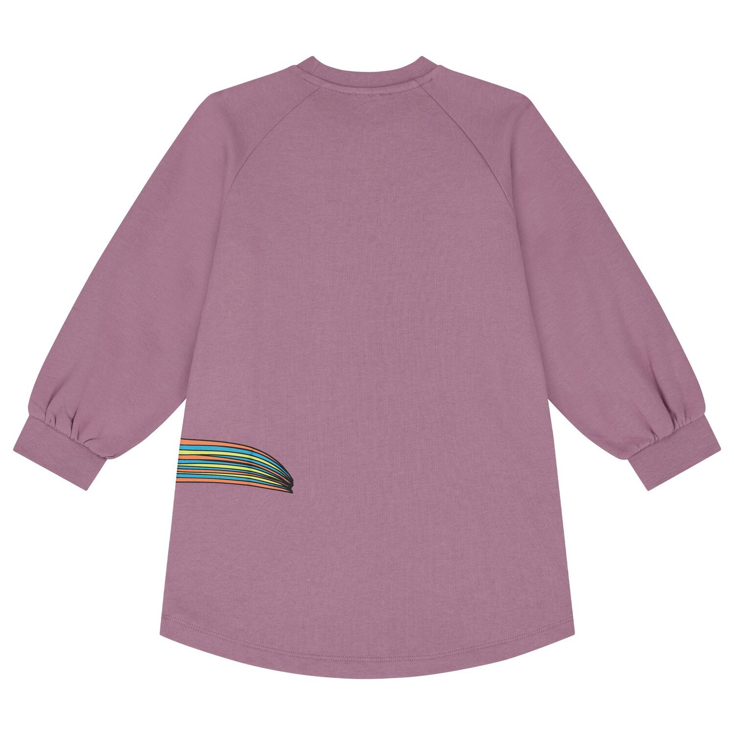 فستان بنات بالشعار باللون البنفسجي , 1, hi-res