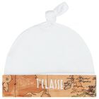 White & Beige Logo Babygrow Set, 1, hi-res