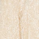 Girls Beige & Gold Chiffon & Sequin Lace Trousers Set, 1, hi-res