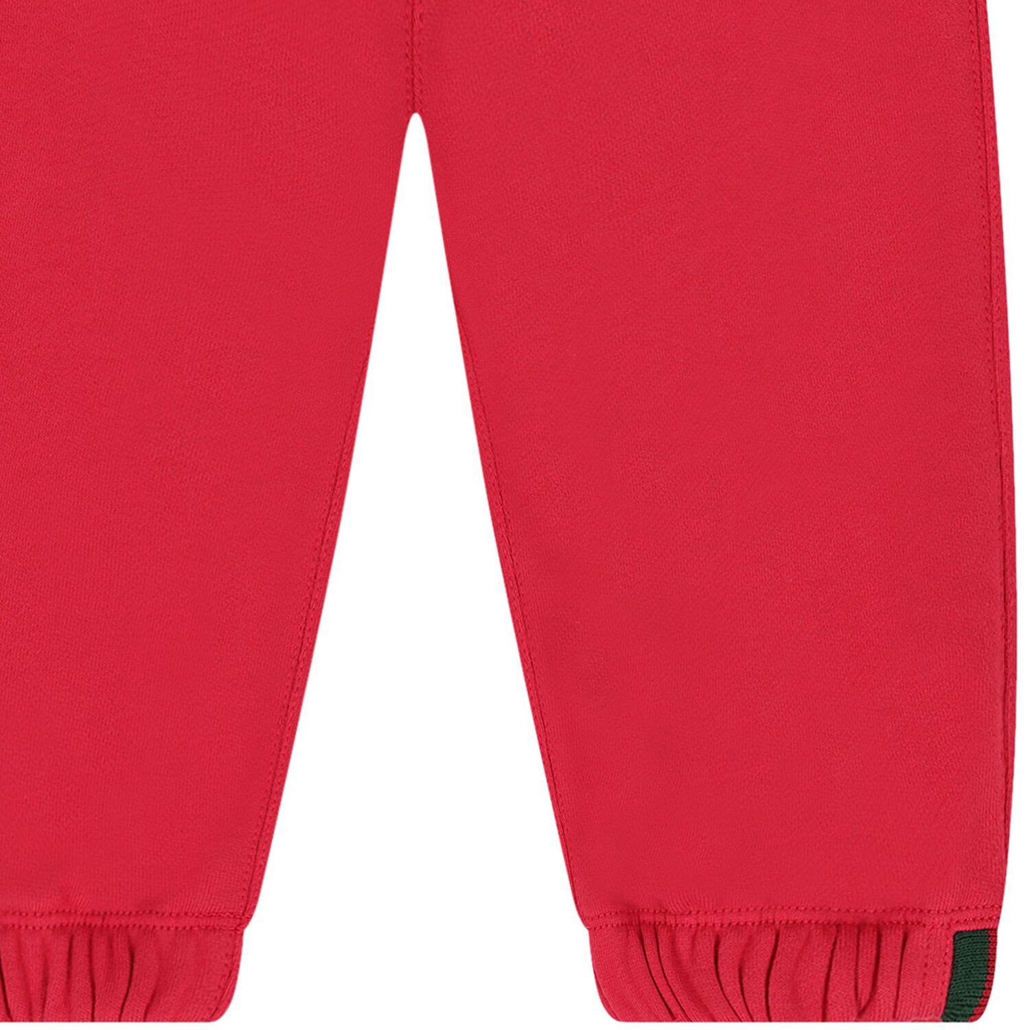 Baby Boys Red Web Striped Joggers, 1, hi-res