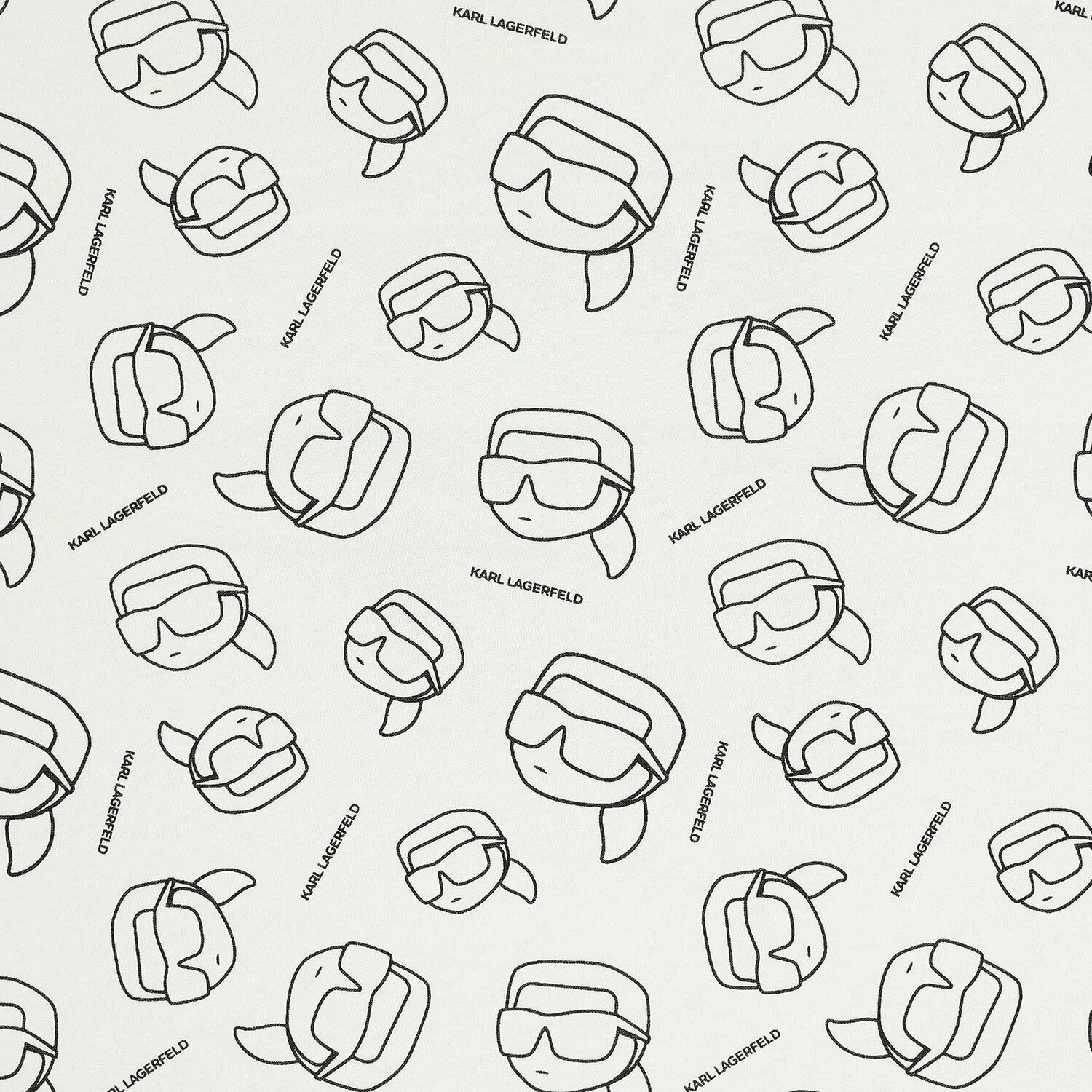 Baby Boys White Ikonik Logo Blanket, 1, hi-res