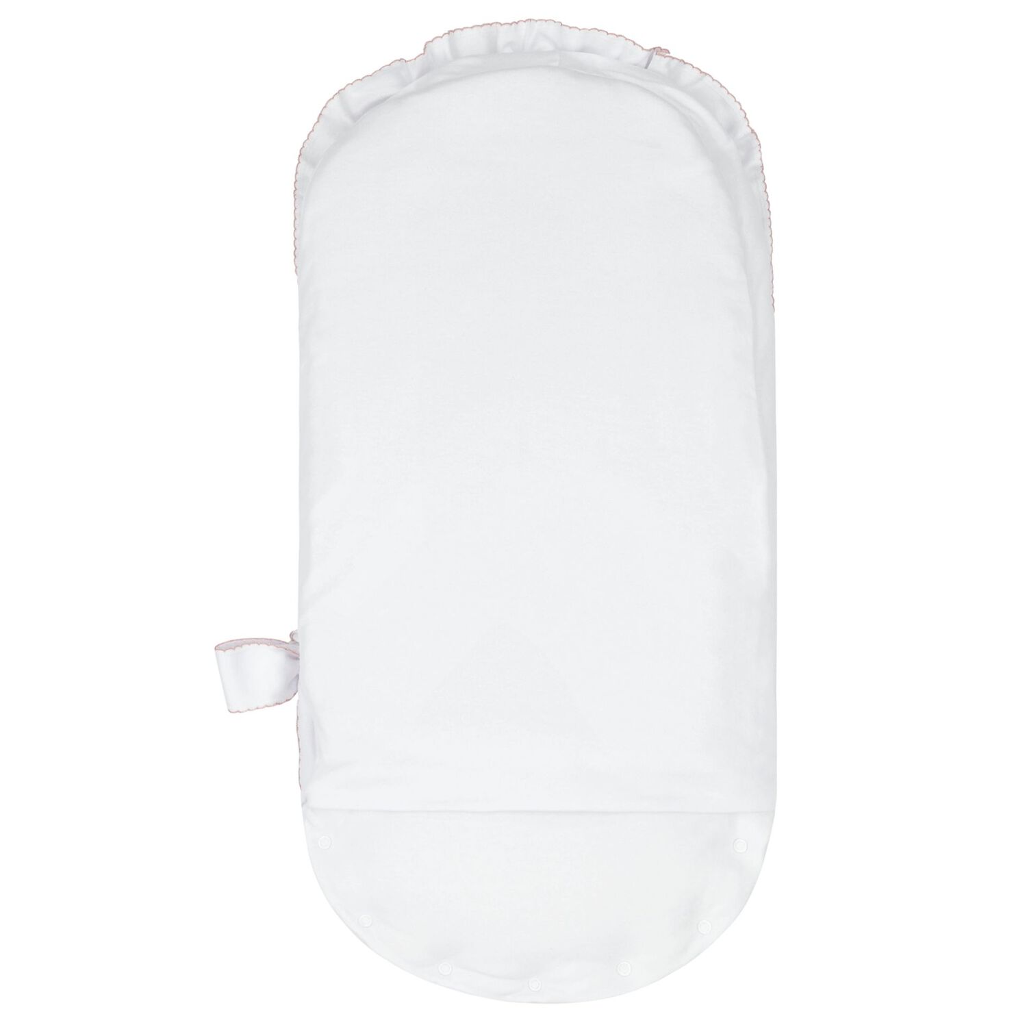 مدس بنات بطبعة الزهور   باللون الأبيض والوردي, 1, hi-res