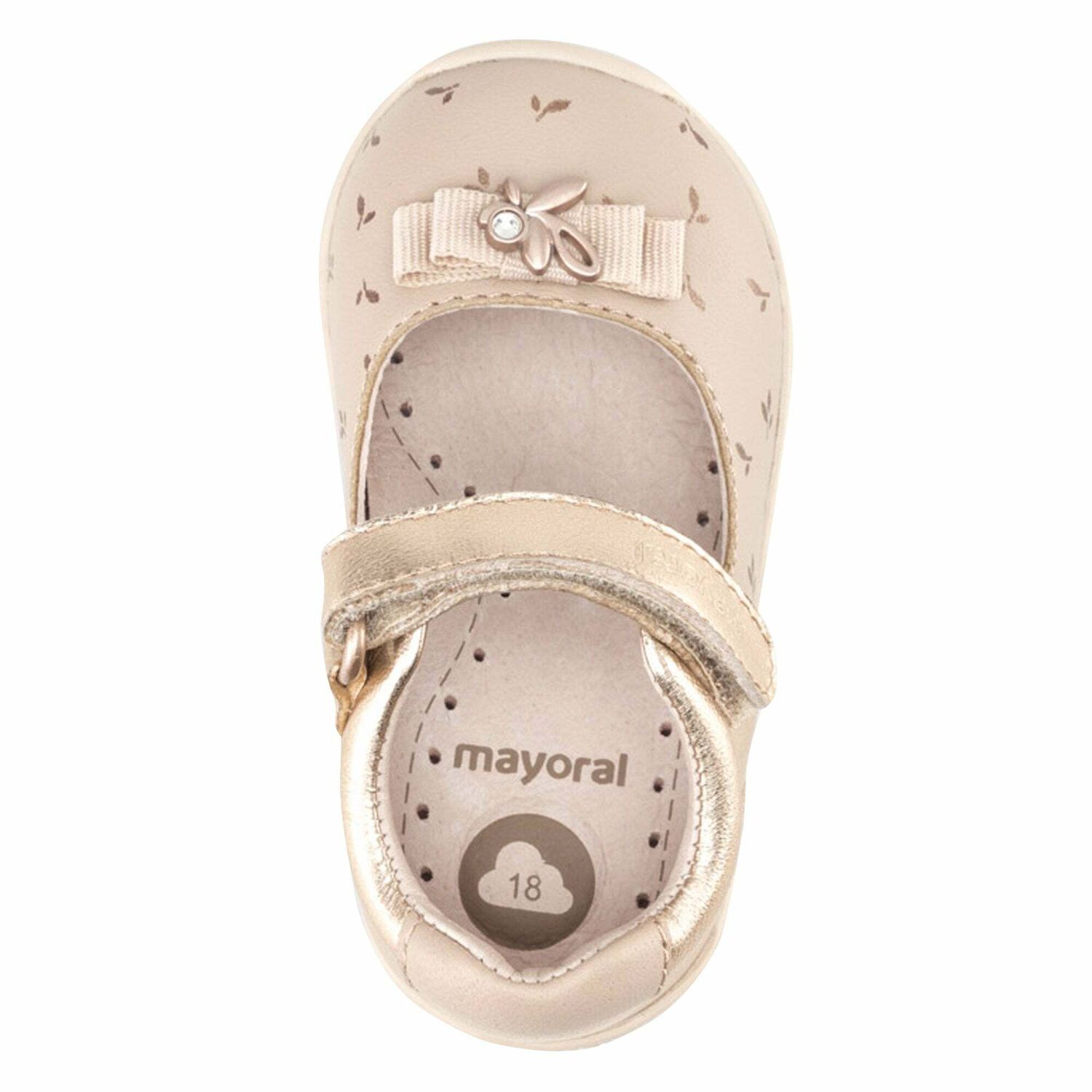 Younger Girls Rose Gold Shoes, 1, hi-res image number null