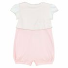 Baby Girls White & Pink Shortie, 1, hi-res