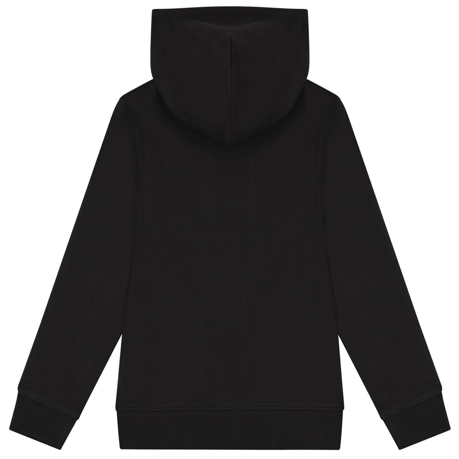 Boys Black Logo Hooded Top, 1, hi-res image number null