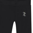 Girls White & Black Diamante Logo Leggings Set, 1, hi-res
