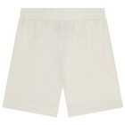 Boys Ivory Logo Shorts, 1, hi-res