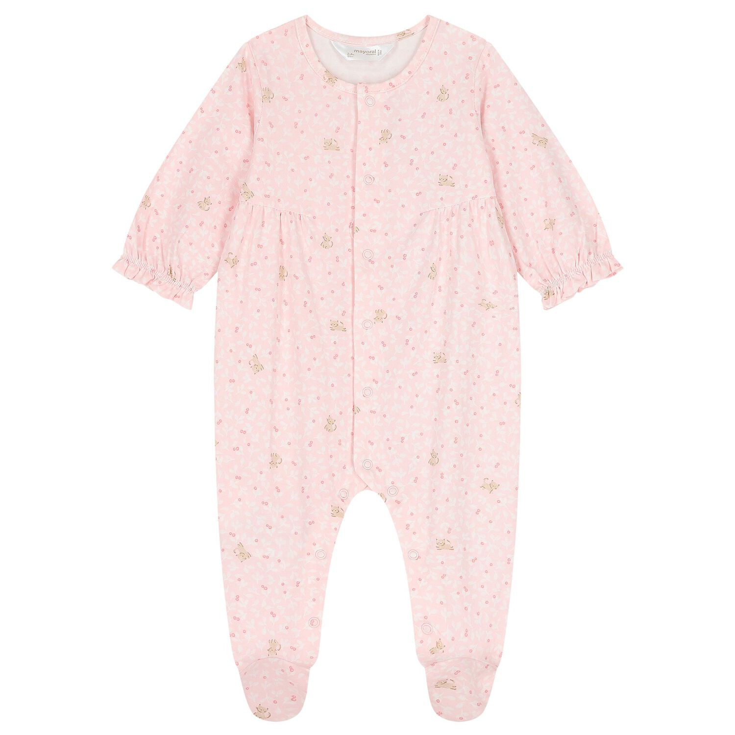 Baby Girls Pink Babygrow Set, 1, hi-res