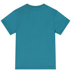 Turquoise Trefoil Logo T-Shirt, 9, hi-res