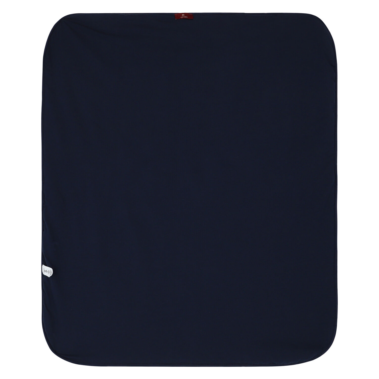 White & Navy Logo Baby Blanket, 1, hi-res image number null