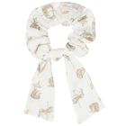 Girls Ivory Carousel Scrunchie, 1, hi-res