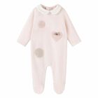 Baby Girls Pink Heart Babygrow, 1, hi-res