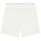 Boys Ivory Jersey Polo Bear Shorts, 1, hi-res