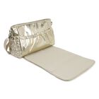 Baby Girls Gold Logo Changing Bag, 1, hi-res