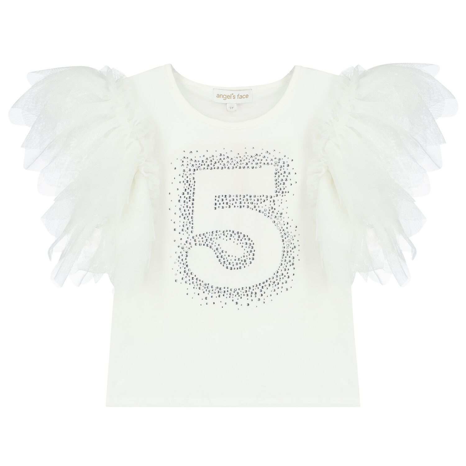 تيشيرت بنات عيد الميلاد 5 باللون الأبيض, 9, hi-res