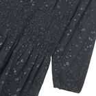 Girls Black Chiffon Dress, 1, hi-res