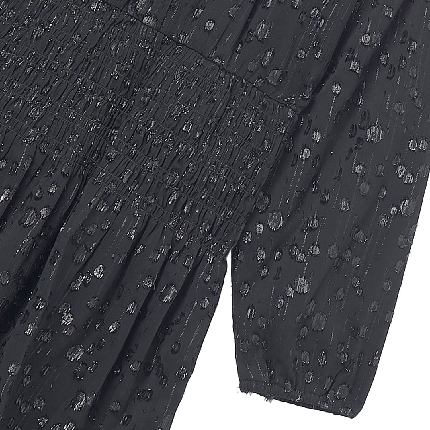 Girls Black Chiffon Dress, 1, hi-res image number null