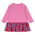 Younger Girls Pink Labirinto Dress, 1, hi-res