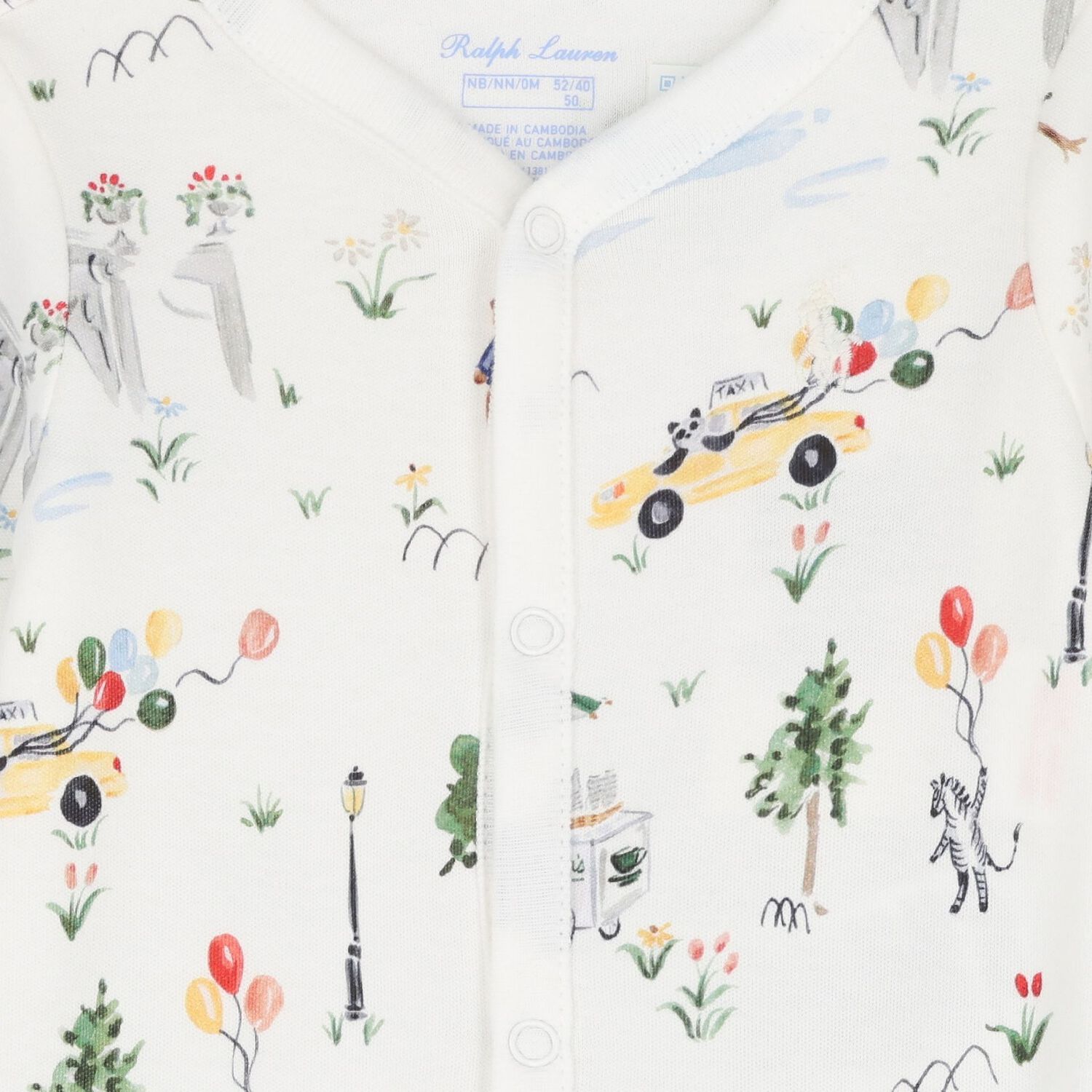 أفرول بطبعة سنترال بارك باللون العاجي, 1, hi-res