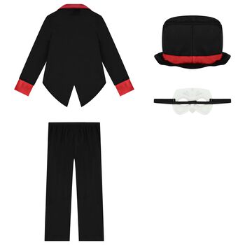 Boys Black Dia De Los Muertos Halloween Costume