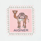 تيشيرت بطبعة جمل باللون الأبيض للبنات, 1, hi-res