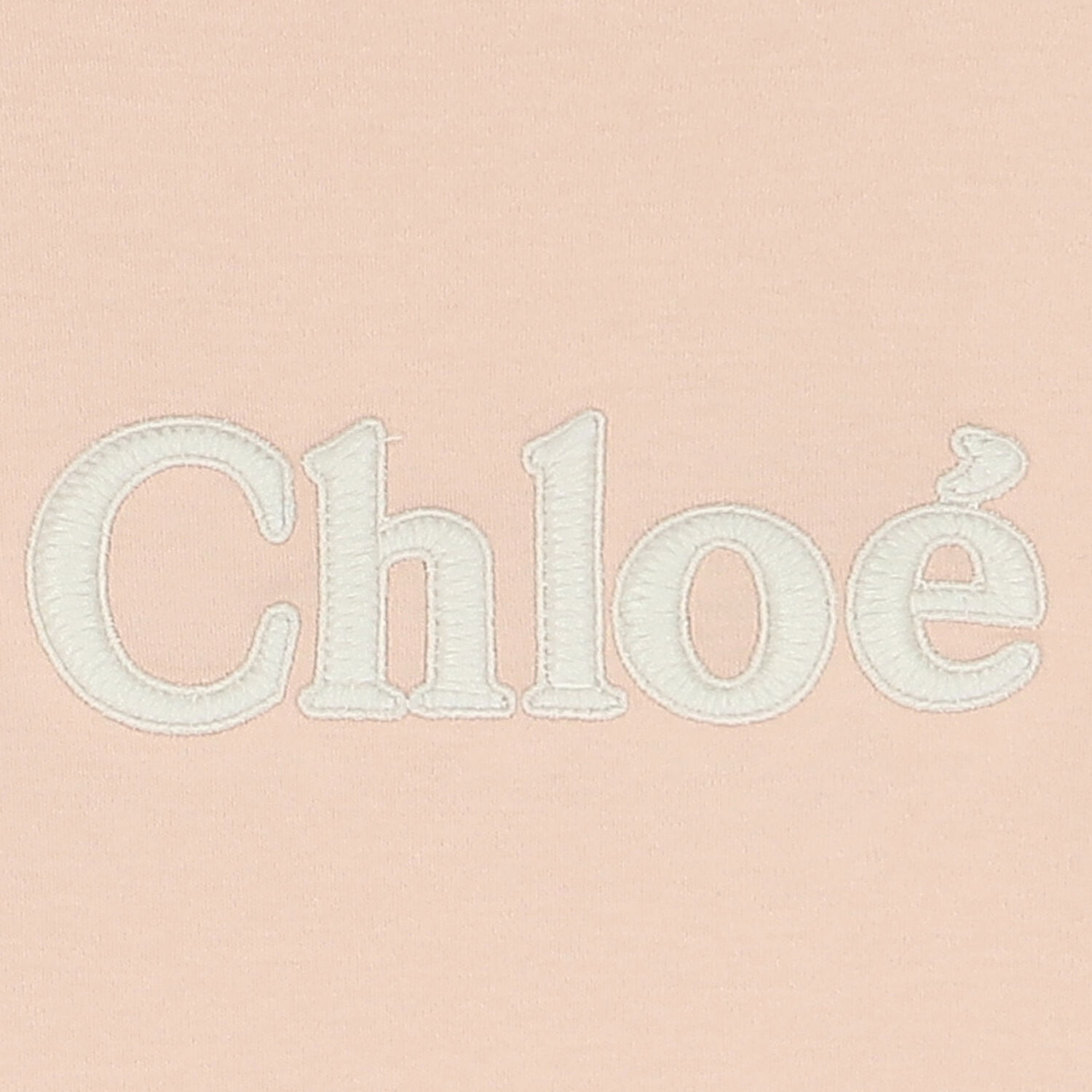 توب باكمام طويلة بالشعار باللون الوردي للبنات, 1, hi-res