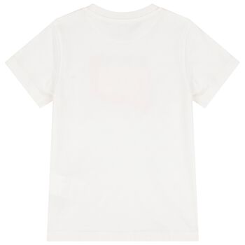 Ivory Popcorn & Teddy Bear Logo T-Shirt