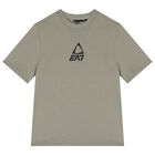 طقم شورت بشعار باللون الأخضر للأولاد, 4, hi-res