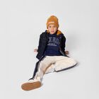 Boys Ivory Logo Joggers, 1, hi-res