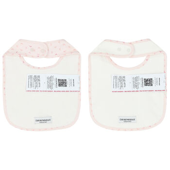 Pink & Ivory Logo Bibs ( 2-Pack )