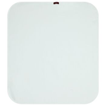 بطانية أطفال بشعار باللون أزرق وذهبي 