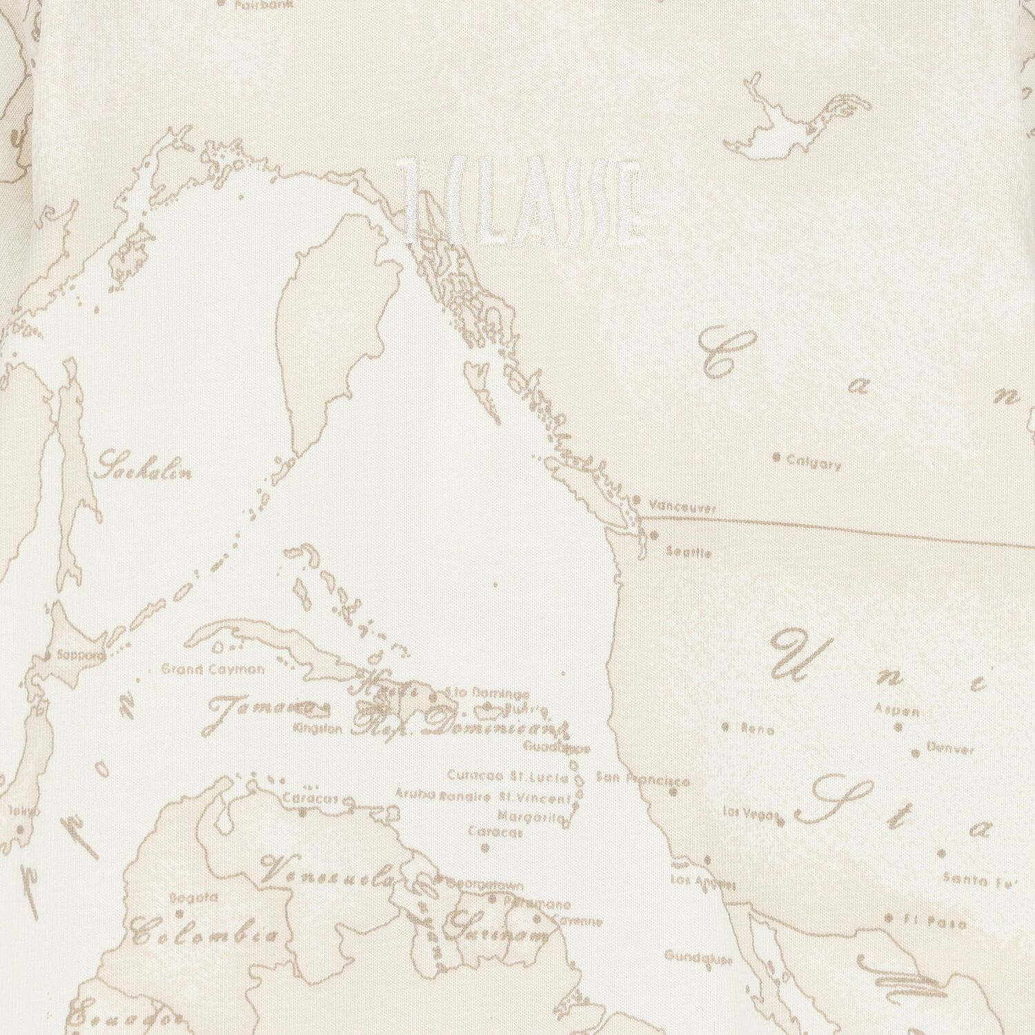 طقم افرول هديا  بطبعة الخريطة باللون العاجي والبيج , 4, hi-res image number null