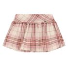Younger Girls Ivory & Pink Skirt set, 1, hi-res