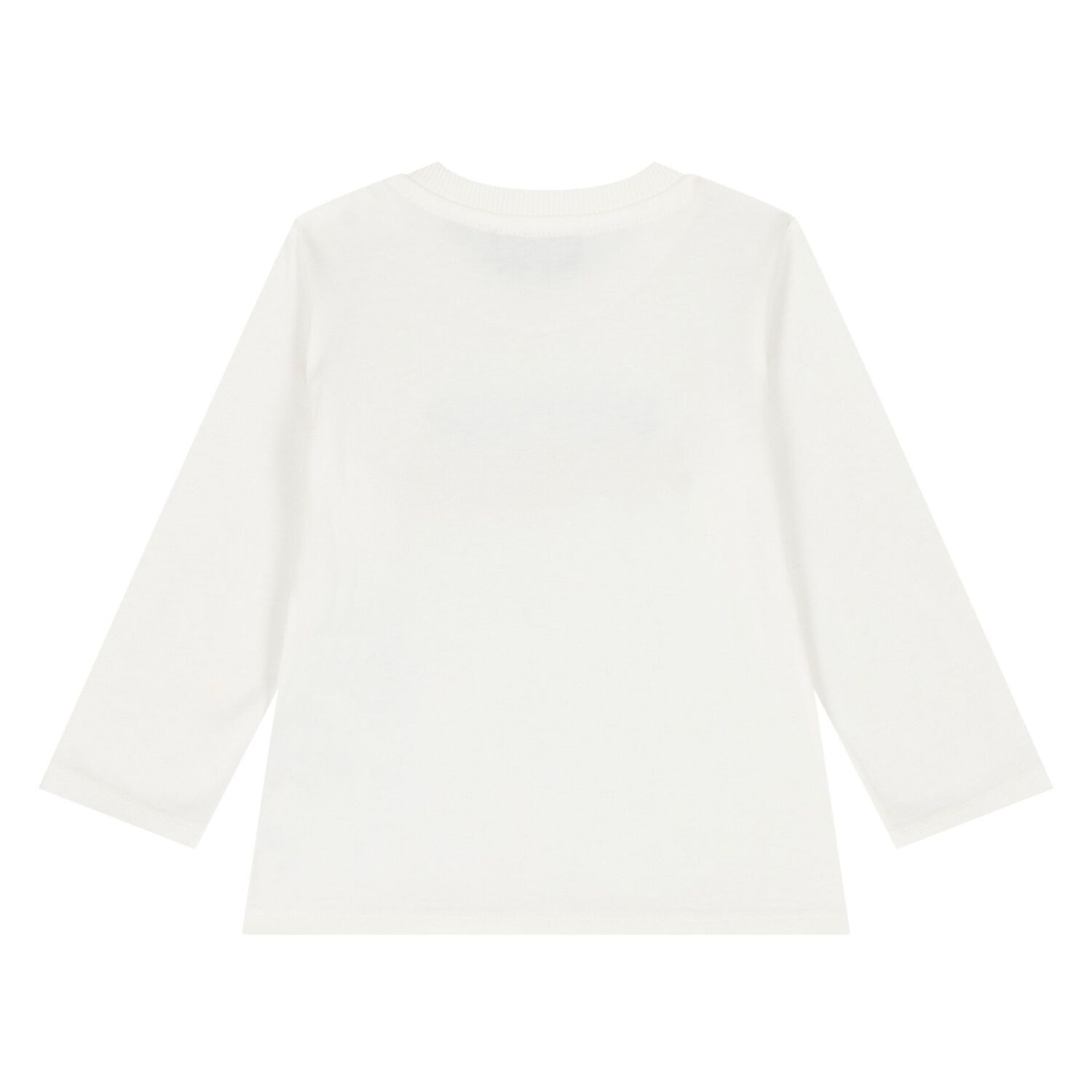Younger White Logo & Popcorn Long Sleeve Top, 1, hi-res